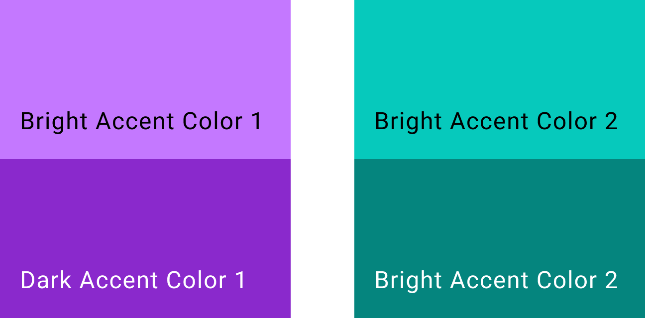 Accent colors for Android for Cars apps
